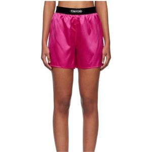 Tom Ford Pink Silk Lounge Shorts